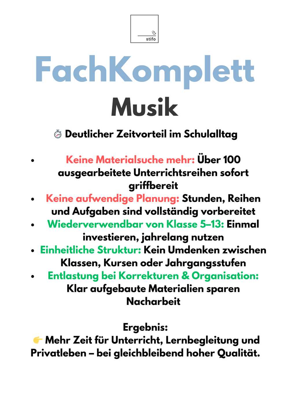 FachKomplett Musik – Unterrichtsmaterial einsatzbereit für den Musik-Unterricht Bild 3