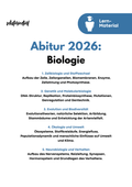 Biologie Abitur 2026 Komplettkurs – Klausurvorbereitung