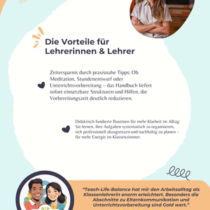 Teach-Life-Balance - Der Basis-Kurs mit Guides zu mehr Work-Life-Balance
