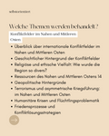 Konfliktfelder im Nahen und Mittleren Osten einfach erklärt (Lernheft)