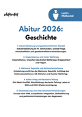 Geschichte Abitur 2026 Komplettkurs – Strukturierte Vorbereitung für die Oberstufe