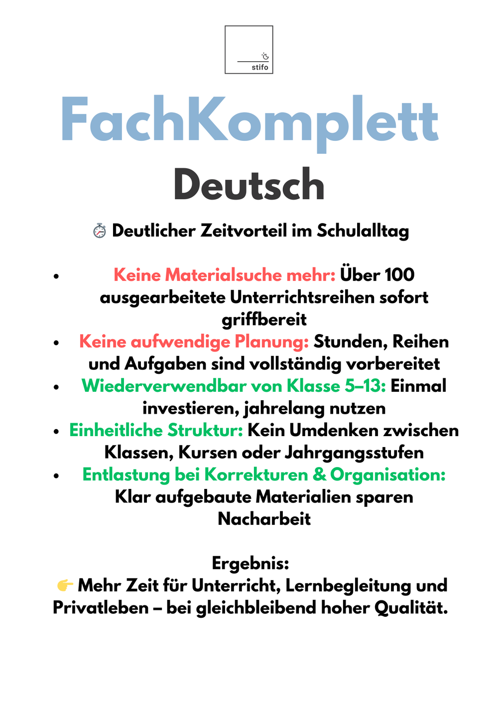 FachKomplett Deutsch – 100+ Unterrichtsreihen einsatzbereit für den Deutsch-Unterricht Bild 3