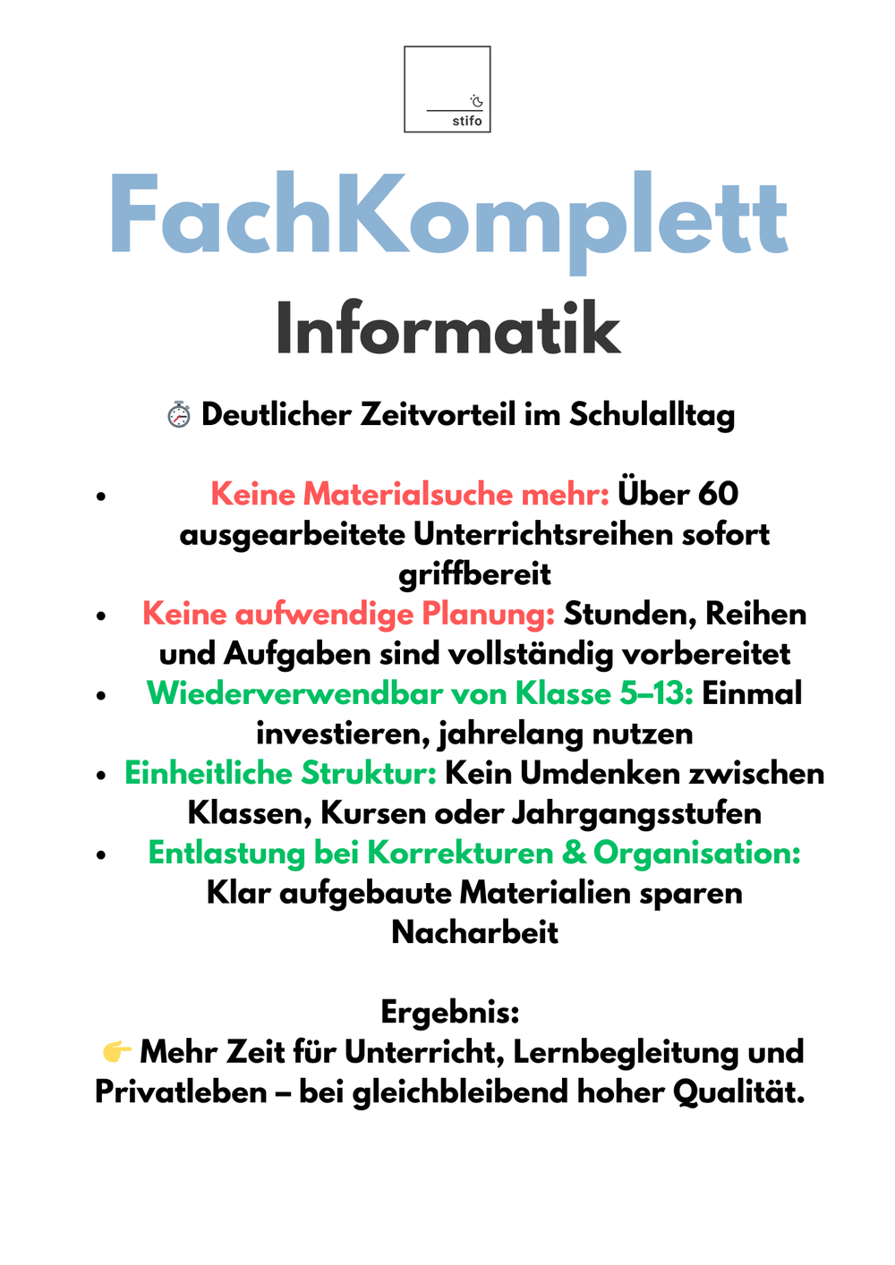 FachKomplett Informatik – 60+ Unterrichtsreihen einsatzbereit für den Informatik-Unterricht Bild 3