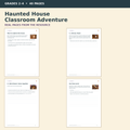 Haunted House Classroom Adventure – Materialvorschau mit Beispielseiten, Unterrichtsmaterial Englisch fächerübergreifend Klasse 2–4