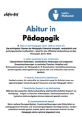 Pädagogik Abitur 2027 – Komplettkurs für die Abiturvorbereitung