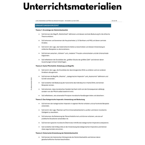 Kernlehrplan Philosophie in der SEK II - Nordrhein-Westfalen