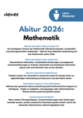 Mathe Abitur 2027 – Komplettkurs für die Abiturvorbereitung