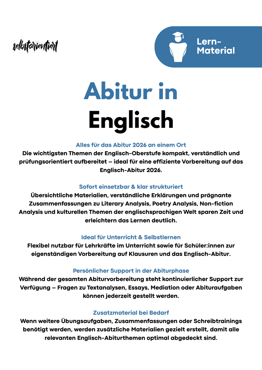 Englisch Abitur 2026 Komplettkurs – Strukturierte Vorbereitung für die Oberstufe Bild 4