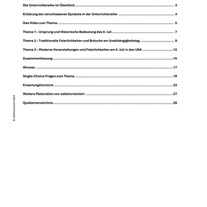 4th of July | 4. Juli in den USA: Unterrichtsmaterial & Unterrichtsreihe - stifo - Students & Teachers Innovate Forward