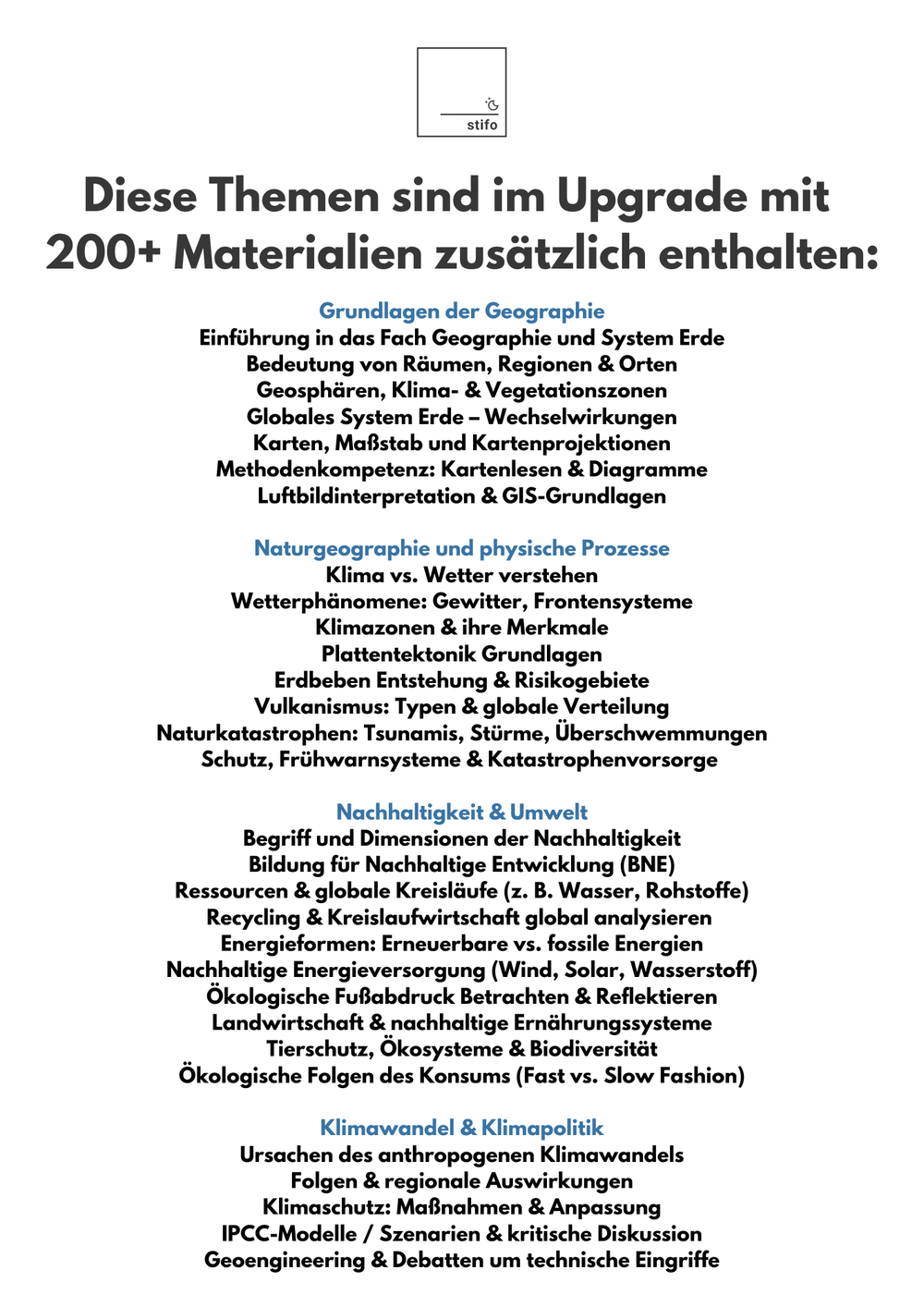 FachKomplett Geographie – 100+ Unterrichtsreihen einsatzbereit für den Erdkunde-Unterricht Bild 5