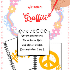 Wir malen Graffiti – Kreatives Zeichenprojekt für Klasse 1–4
