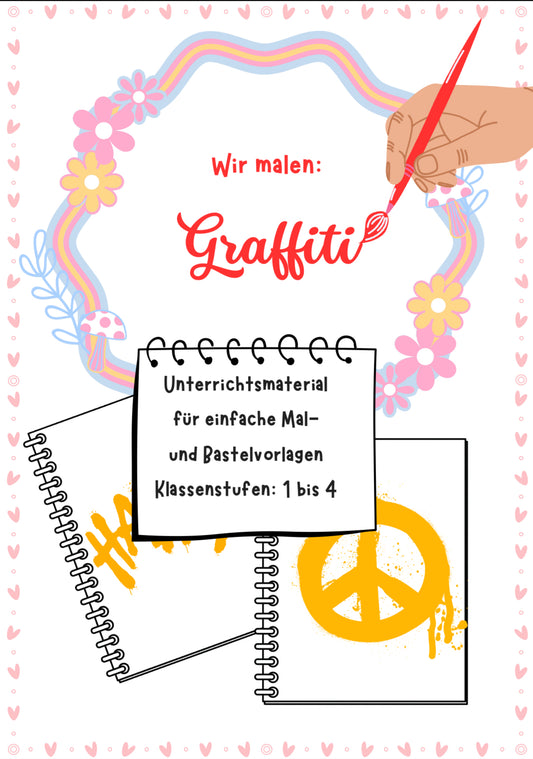 Wir malen Graffiti – Kreatives Zeichenprojekt für Klasse 1–4
