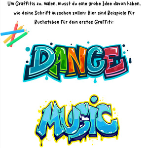 Wir malen Graffiti – Kreatives Zeichenprojekt für Klasse 1–4