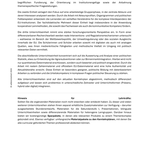 Unterrichtsreihe: EU-Normen, Institutionen & Interventionsmechanismen