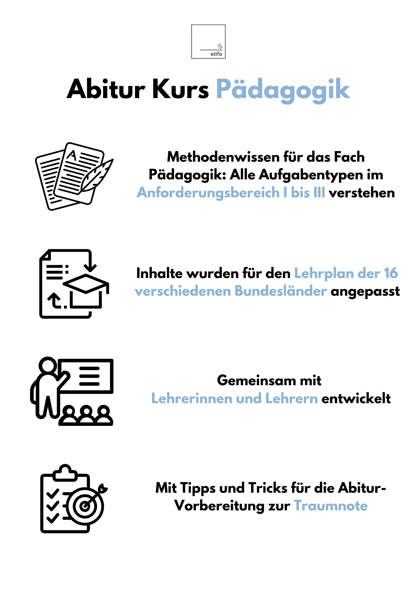 Abitur-Vorbereitung 2025: Pädagogik