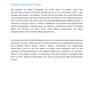 Ästhetik der Musik & neue Medien – Unterrichtsmaterial Musik Sekundarstufe