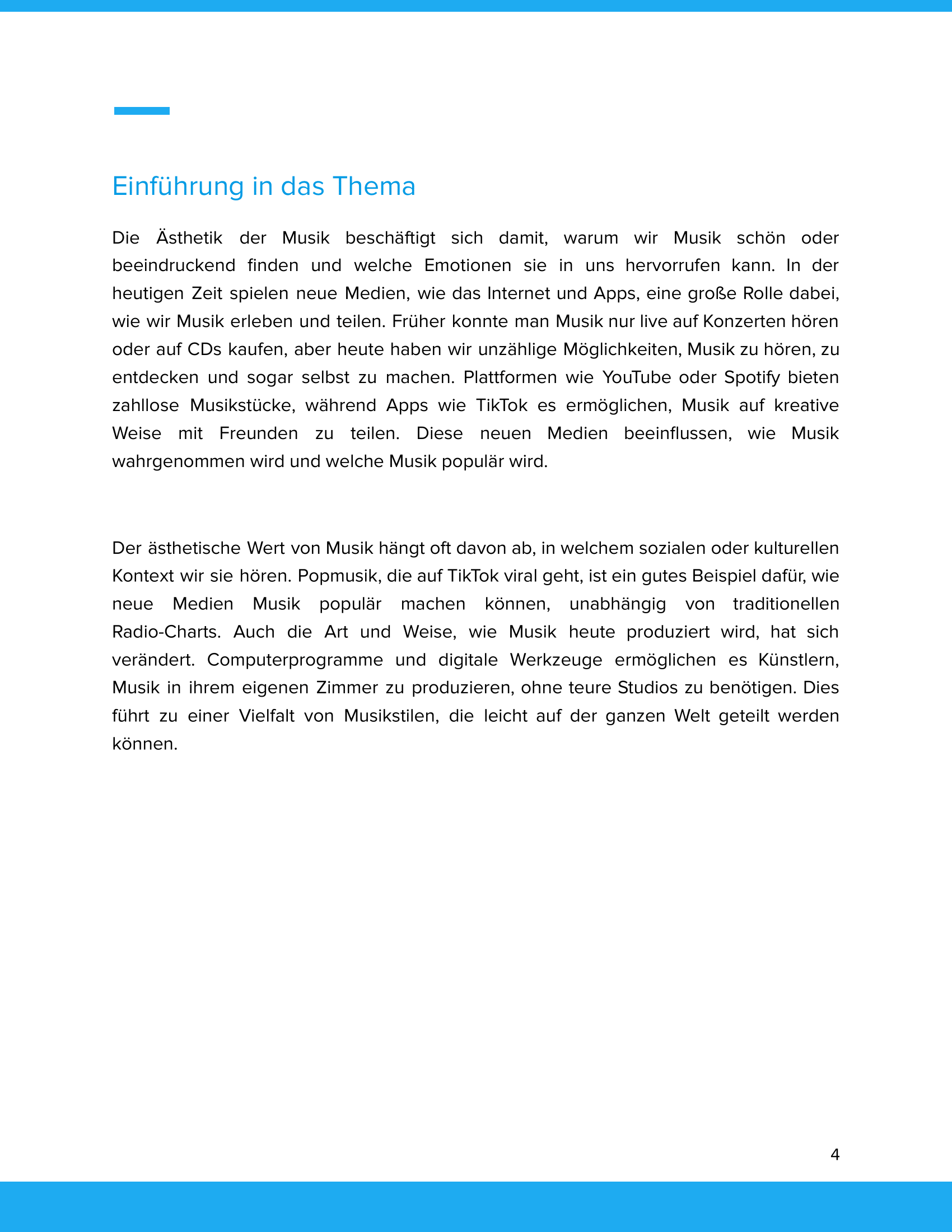 Ästhetik der Musik & neue Medien – Unterrichtsmaterial Musik Sekundarstufe