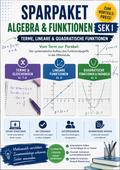 Sparpaket Algebra & Funktionen Sek I – Terme, lineare & quadratische Funktionen
