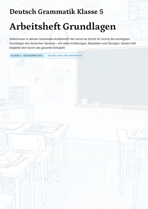 Grammatik endlich verstehen – klar, strukturiert und Schritt für Schritt aufgebaut
