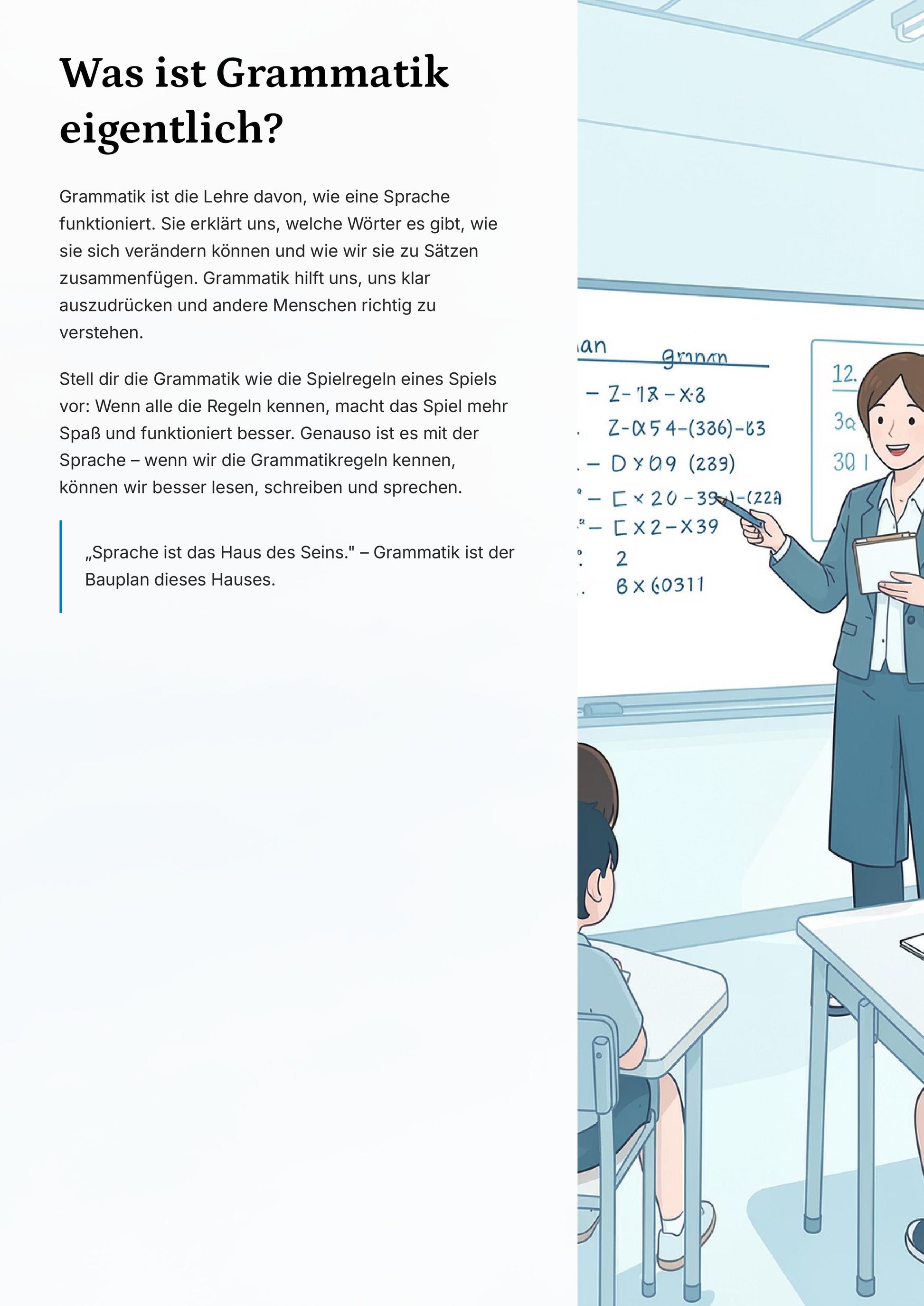Grammatik endlich verstehen – klar, strukturiert und Schritt für Schritt aufgebaut
