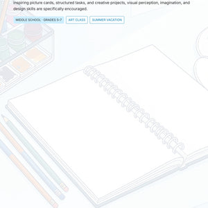 Summer Art Project – Picture Cards & Creative Activities Grades 5–7