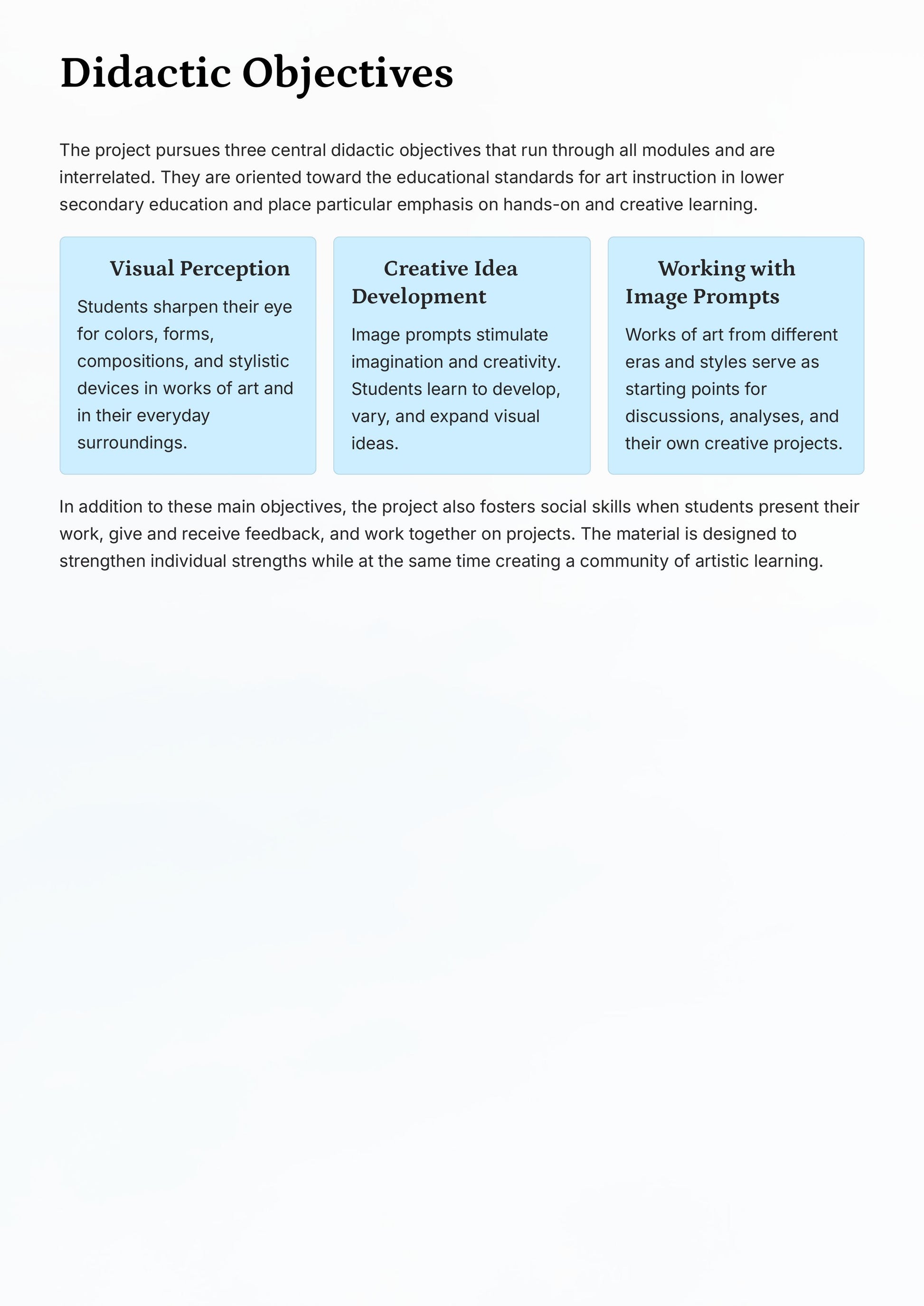 Summer Art Project – Picture Cards & Creative Activities Grades 5–7