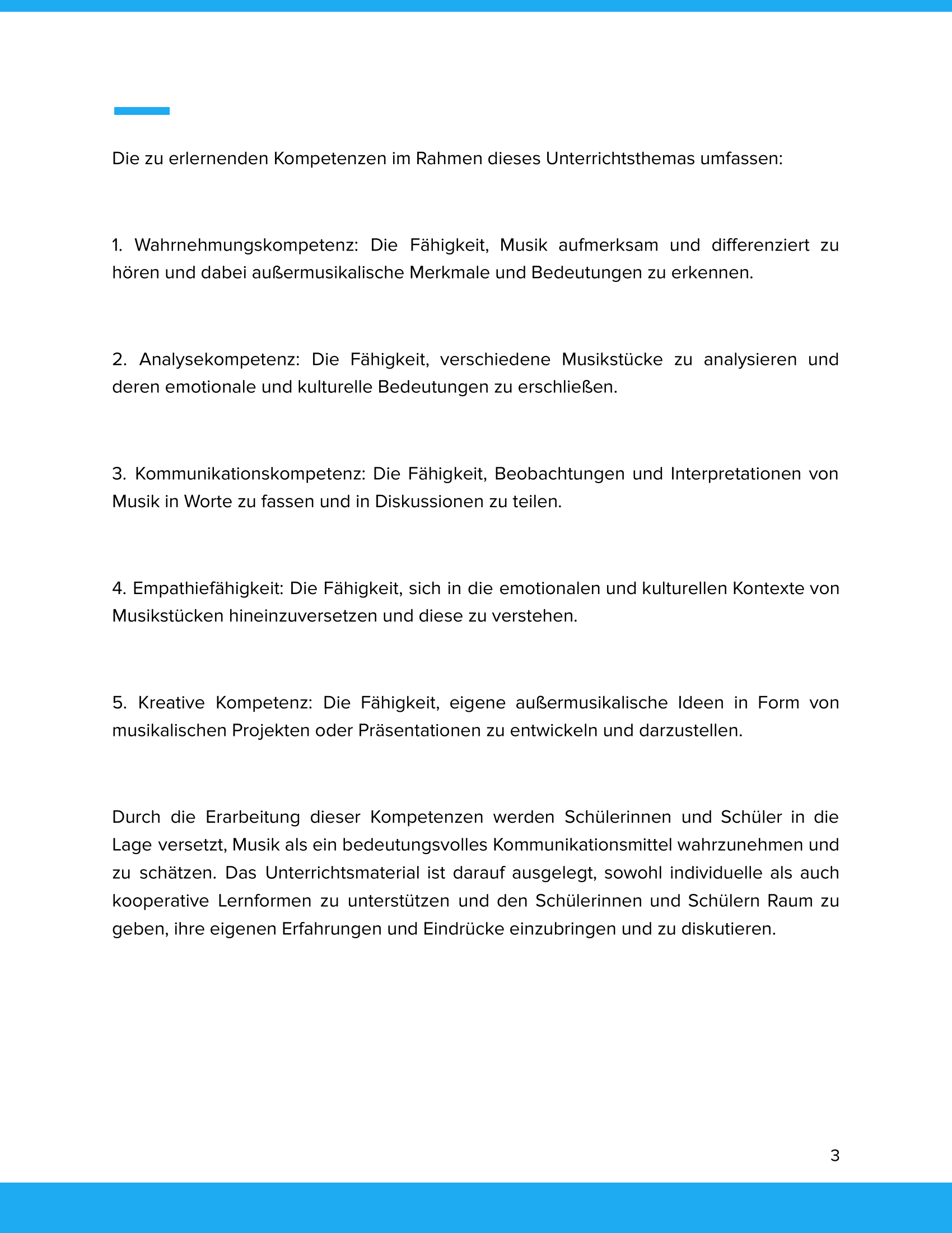 Außermusikalische Bedeutungen – Unterrichtsmaterial Musikinterpretation Sekundarstufe II