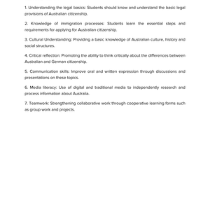 Australian Citizenship – Unterrichtsmaterial Staatsbürgerschaft & Einwanderung