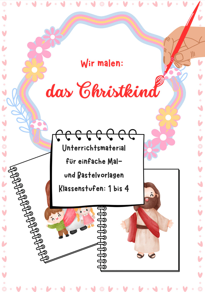 Wir malen das Christkind – Kreatives Weihnachtsprojekt für die Grundschule