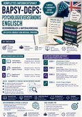 BaPsy-DGPs Vorbereitung: Psychologieverständnis Englisch