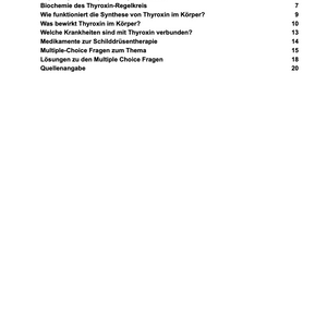 Learning unit: Understanding the thyroxine control circuit