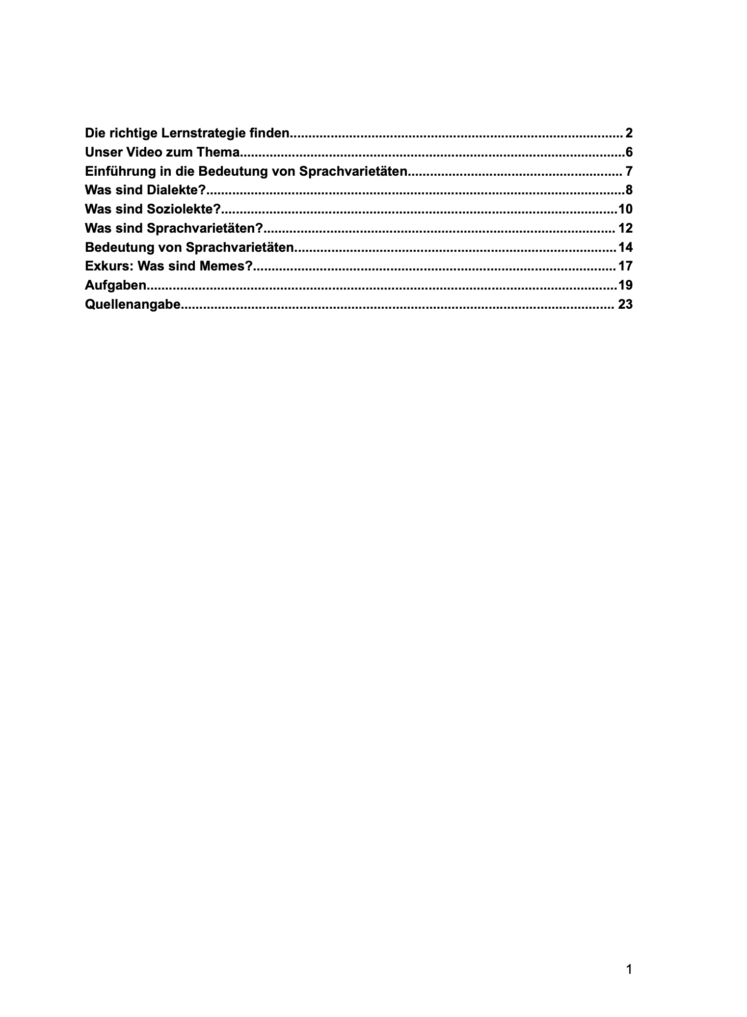 Abitur: Understanding language varieties with dialects and sociolects