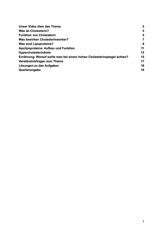 Course: Cholesterol with clinical pictures (video &amp; digital book)