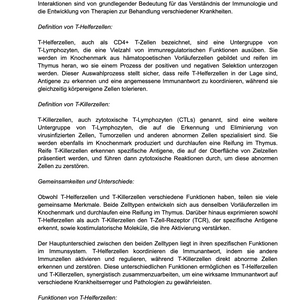 Das Immunsystem: T-Lymphozyten (Lerneinheit)