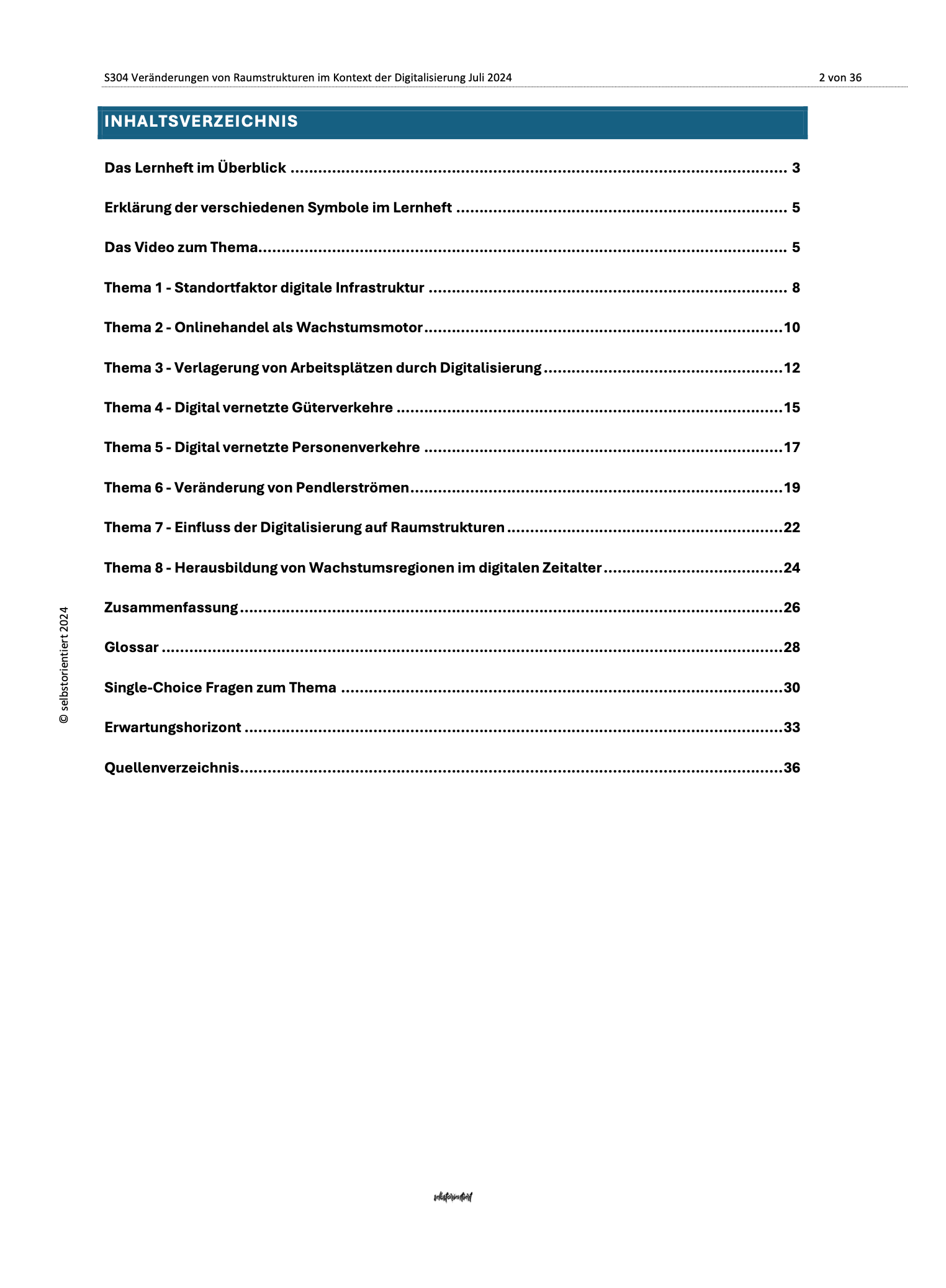 Geographie Abitur: Veränderung von Raumstrukturen im Kontext von Digitalisierung (Standortfaktor digitale Infrastruktur, Onlinehandel)