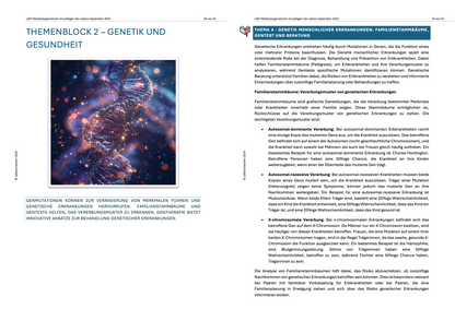 Unterrichtsreihe: Molekulargenetische Grundlagen des Lebens