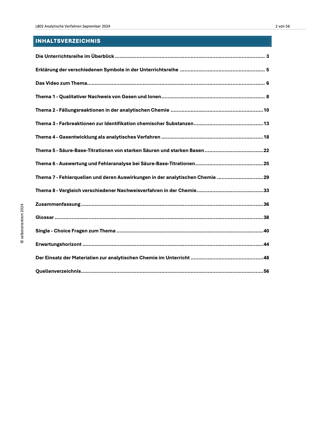 Protolysereaktionen & Massenwirkungsgesetz - Unterrichtsmaterial