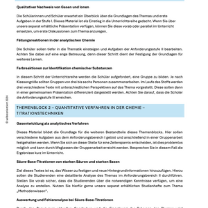 Protolysereaktionen & Massenwirkungsgesetz - Unterrichtsmaterial