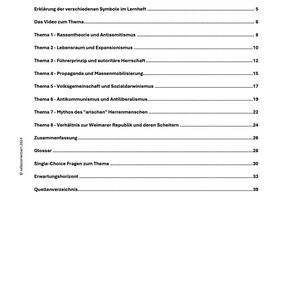 Geschichte Abitur: Politische und ideologische Voraussetzungen des Nationalsozialismus