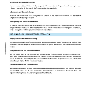 Geschichte Abitur: Politische und ideologische Voraussetzungen des Nationalsozialismus