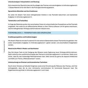 Deutsch Abitur: Methodenwissen mit Operatoren im Anforderungsbereich I, II und III