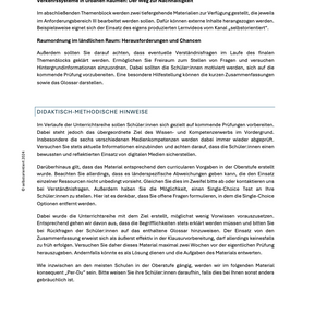 Fachmodul: Siedlungsentwicklung und Raumordnung - Lehrplan Geographie GoST (Niedersachsen)