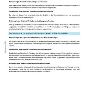 Lernheft: Pädagogische Praxisbezüge - Entwicklung, Sozialisation und Erziehung