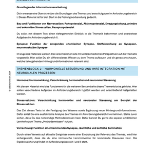 Lernheft: Neurobiologie und neuronalen Plastizität