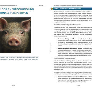 Tierschutz in der Biologie und menschlichen Ökosystemen - Unterrichtsmaterial