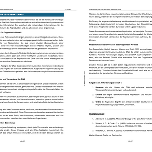 Lernheft: Aufbau und Struktur der DNA & RNA