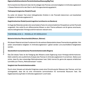 Freud, Rogers und Bandura: Persönlichkeitstheorien - Lernheft