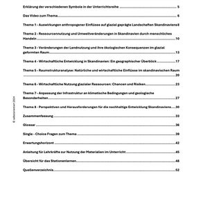 Raummodul: Skandinavien - Unterrichtsmaterial