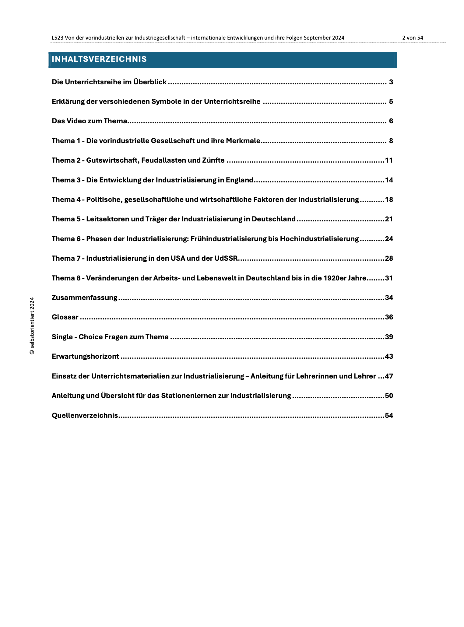 Industrialisierung – Vom Agrarstaat zur Industrienation - Unterrichtsmaterial