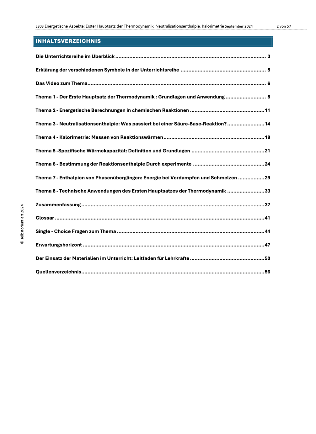 Energetische Aspekte: Neutralisationsenthalpie & Kalorimetrie